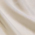 پارچه پرده عرض 3 متر مدل حریر شاین رنگ شیری